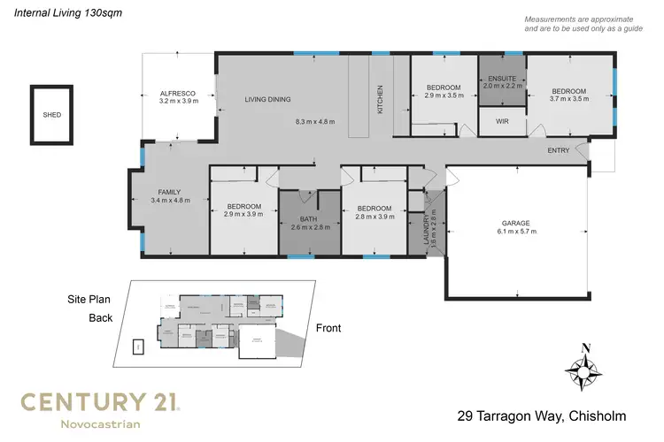 Floorplan of Homely house listing, 29 Tarragon Way, Chisholm NSW 2322