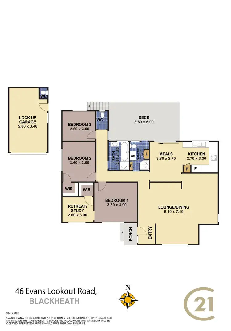 Floorplan of Homely house listing, 46 Evans Lookout Road, Blackheath NSW 2785