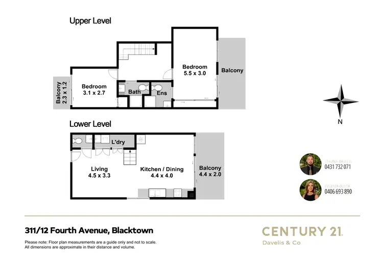 Floorplan of Homely apartment listing, 311/12 Fourth Avenue, Blacktown NSW 2148