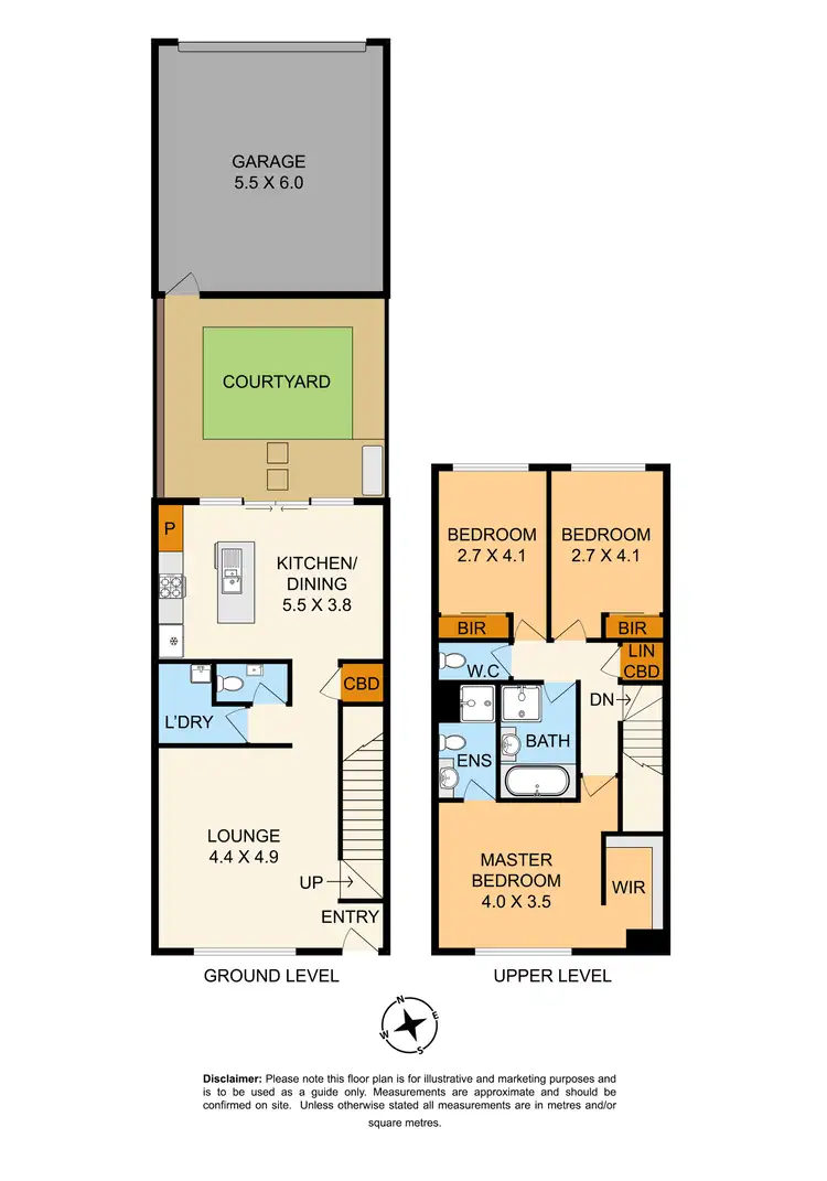 Floorplan of Homely townhouse listing, 106 Henry Street, Pakenham VIC 3810