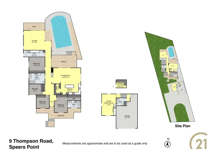 Floorplan of Homely house listing, 9 Thompson Road, Speers Point NSW 2284