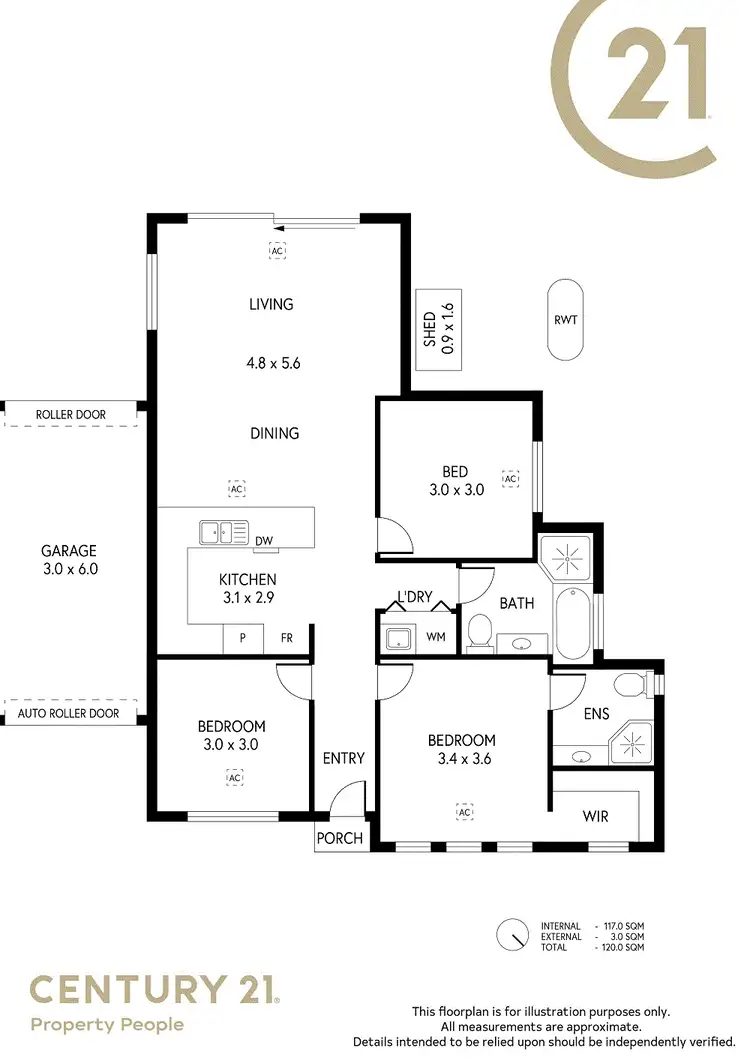 Floorplan of Homely house listing, 41 Wyong Crescent, Andrews Farm SA 5114