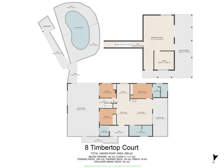 Floorplan of Homely rural property listing, 8 Timbertop Court, The Palms QLD 4570