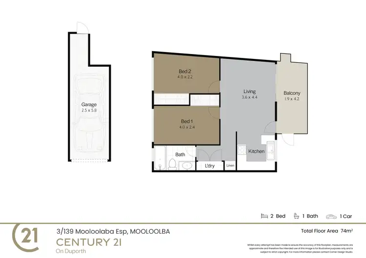 Floorplan of Homely unit listing, 3/139 Mooloolaba Esplanade, Mooloolaba QLD 4557