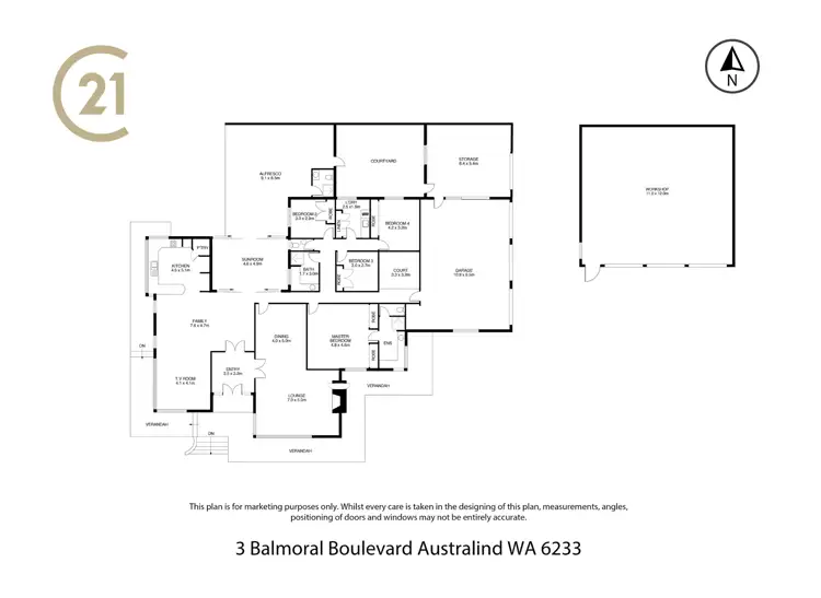 Floorplan of Homely house listing, 3 Balmoral Boulevard, Leschenault WA 6233