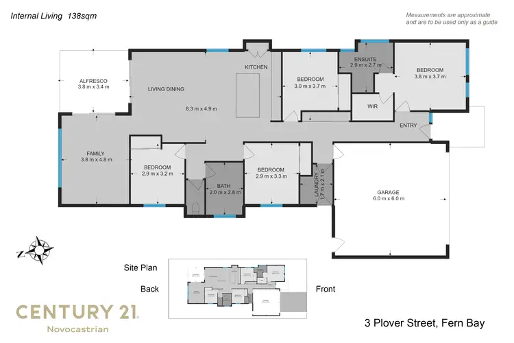 Floorplan of Homely house listing, 3 Plover Street, Fern Bay NSW 2295