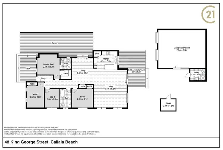 Floorplan of Homely house listing, 48 King George Street, Callala Beach NSW 2540
