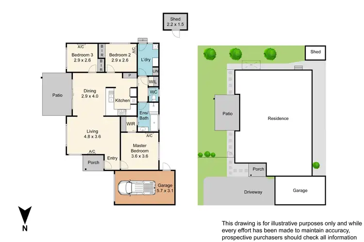 Floorplan of Homely unit listing, 2/32 Simon Street, Clayton South VIC 3169