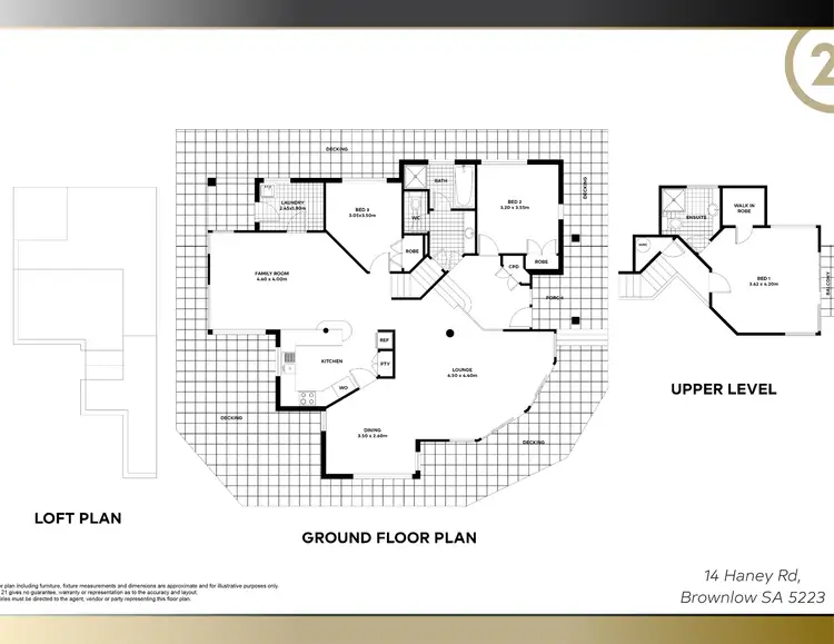 Floorplan of Homely house listing, 14 Haney Road, Brownlow Ki SA 5223