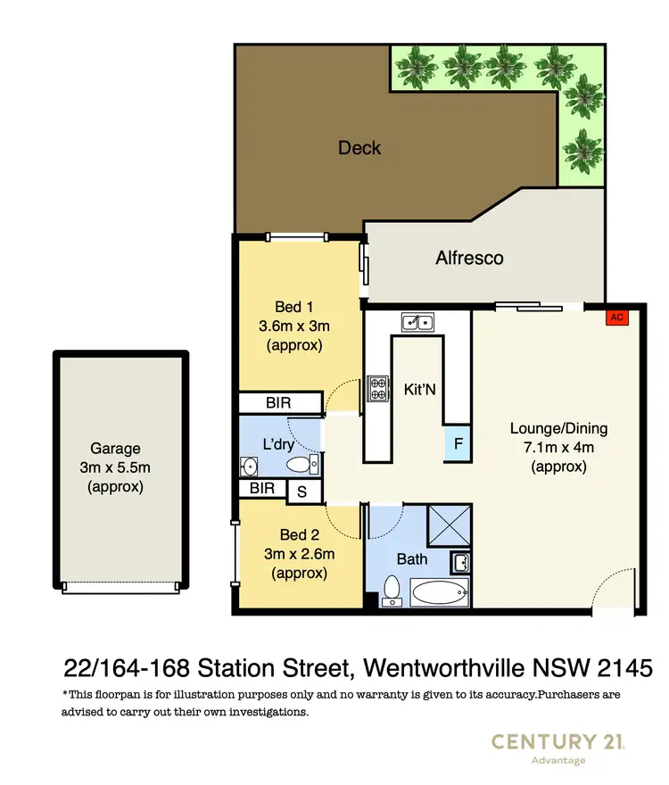 Floorplan of Homely unit listing, 22/164-168 Station Street, Wentworthville NSW 2145