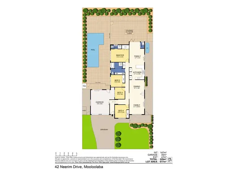 Floorplan of Homely house listing, 42 Neerim Drive, Mooloolaba QLD 4557