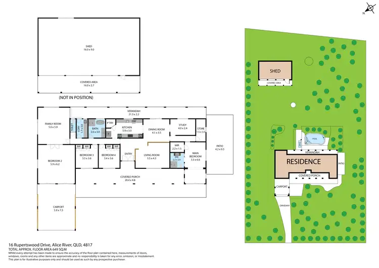 Floorplan of Homely rural property listing, 16 Rupertswood Drive, Alice River QLD 4817