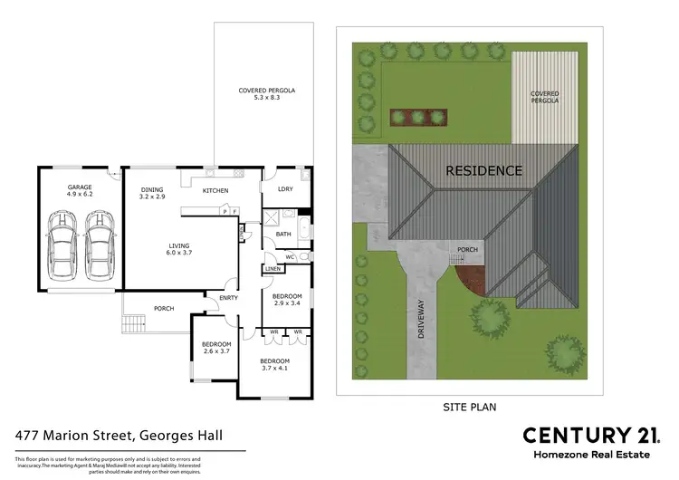 Floorplan of Homely house listing, 477 Marion Street, Georges Hall NSW 2198