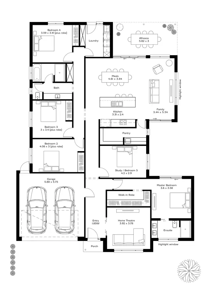 Floorplan of Homely house listing, 10 Beckwith Street, Roseworthy SA 5371