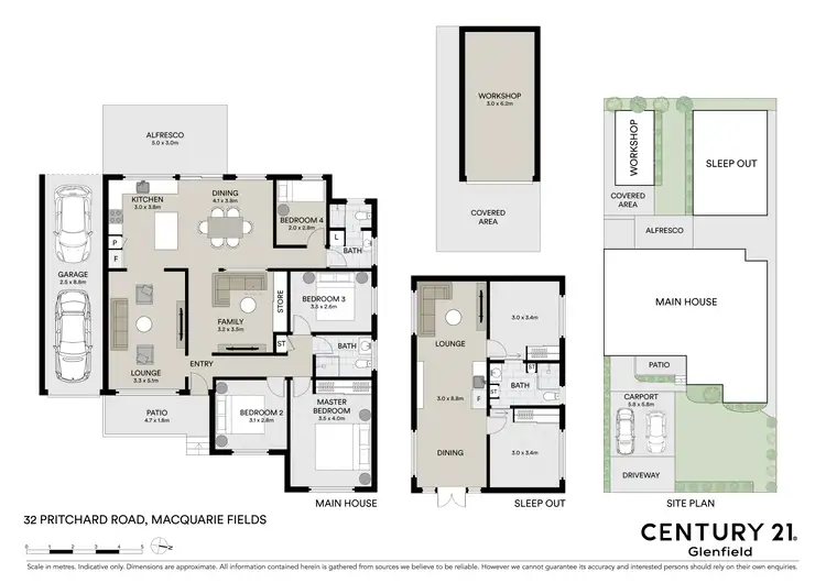 Floorplan of Homely house listing, 32 Pritchard Road, Macquarie Fields NSW 2564