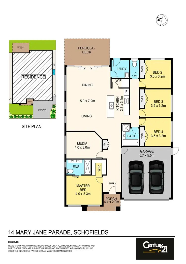 Floorplan of Homely house listing, 14 Mary Jane Parade, Schofields NSW 2762