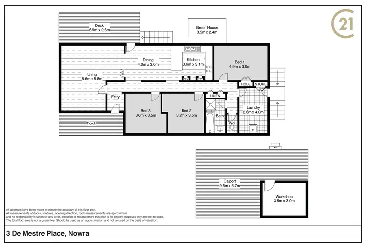 Floorplan of Homely house listing, 3 De Mestre Place, Nowra NSW 2541
