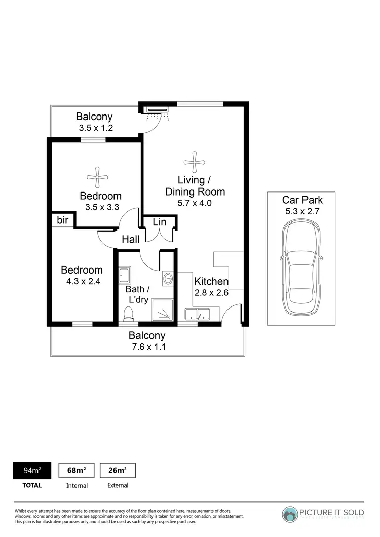 Floorplan of Homely unit listing, 7/31 Angus Avenue, Edwardstown SA 5039