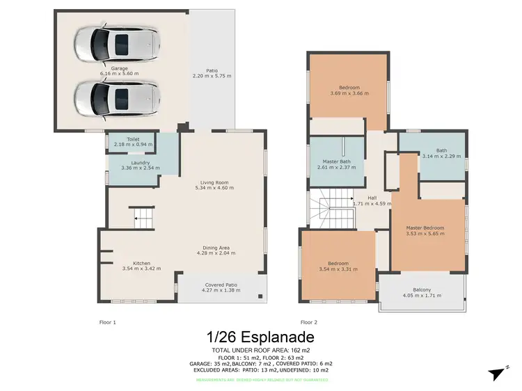 Floorplan of Homely townhouse listing, 1/26 Esplanade, Tin Can Bay QLD 4580