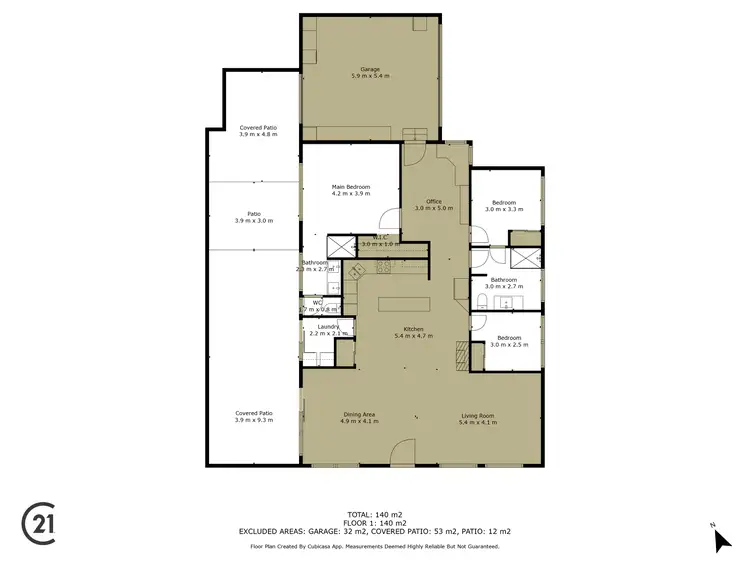 Floorplan of Homely house listing, 23A Nairn Road, Coodanup WA 6210