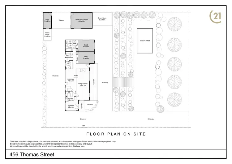 Floorplan of Homely house listing, 456 Thomas Street, Broken Hill NSW 2880