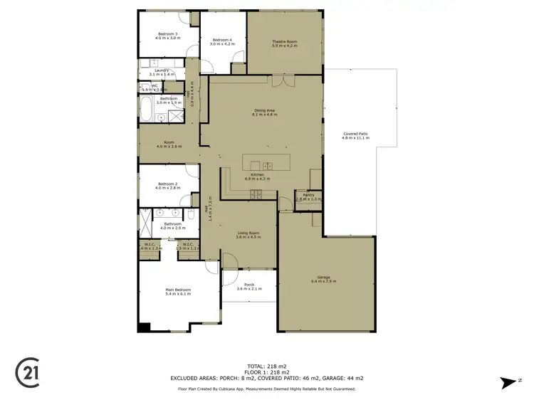 Floorplan of Homely house listing, 14 Lookout Vista, Singleton WA 6175