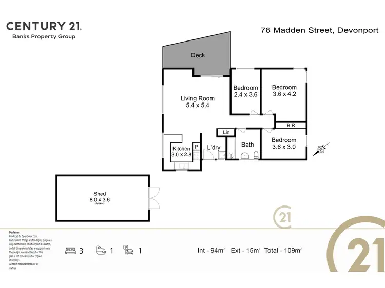 Floorplan of Homely house listing, 78 Madden Street, Devonport TAS 7310
