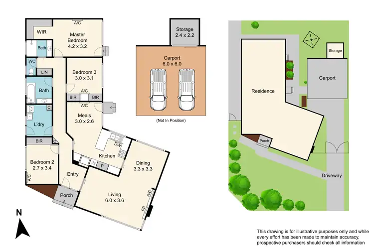 Floorplan of Homely house listing, 7 Tully Road, Clarinda VIC 3169