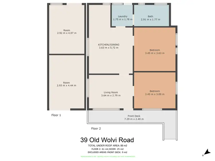 Floorplan of Homely house listing, 39 Old Wolvi Road, Victory Heights QLD 4570