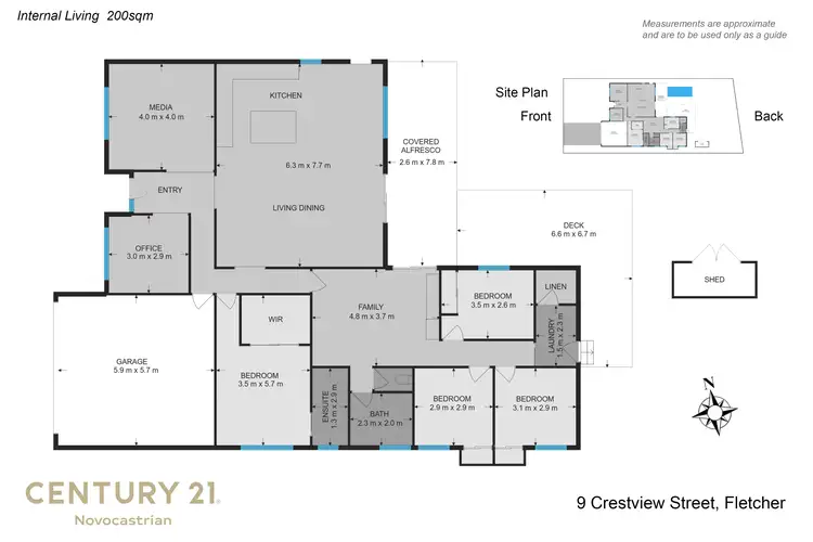 Floorplan of Homely house listing, 9 Crestview Street, Fletcher NSW 2287