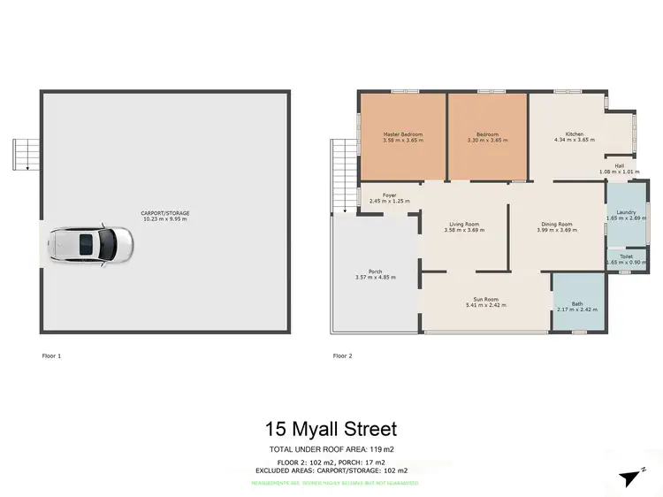 Floorplan of Homely house listing, 15 Myall Street, Gympie QLD 4570