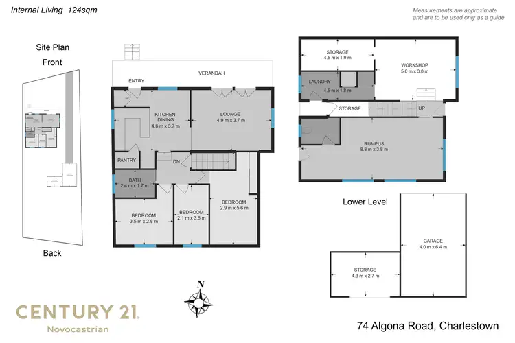 Floorplan of Homely house listing, 74 Algona Road, Charlestown NSW 2290