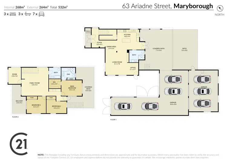 Floorplan of Homely house listing, 63 Ariadne Street, Maryborough QLD 4650