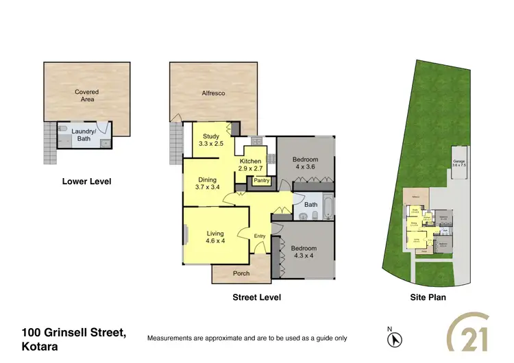 Floorplan of Homely house listing, 100 Grinsell Street, Kotara NSW 2289