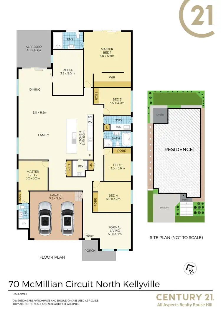 Floorplan of Homely house listing, 70 Mcmillian Circuit, North Kellyville NSW 2155