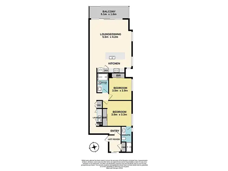 Floorplan of Homely apartment listing, G01/2a Duke Street, Ashburton VIC 3147