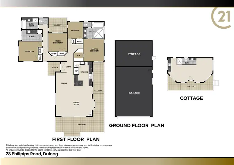 Floorplan of Homely rural property listing, 28 Philipps Road, Dulong QLD 4560