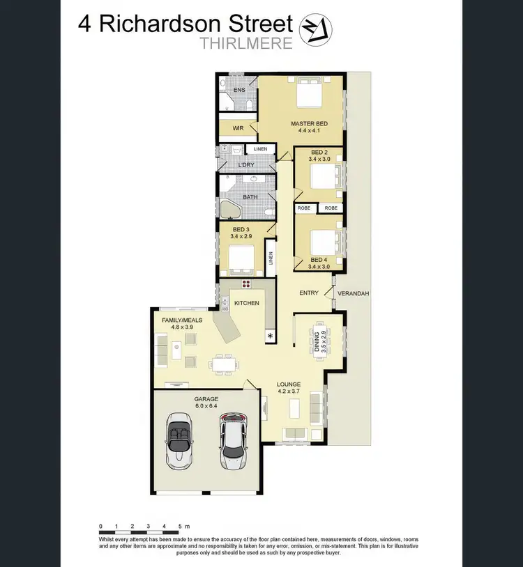 Floorplan of Homely house listing, 4 Richardson Street, Thirlmere NSW 2572
