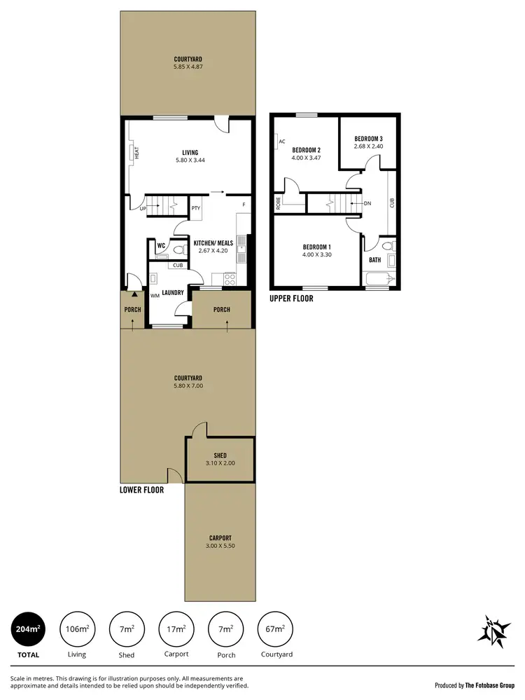 Floorplan of Homely townhouse listing, 2 Curlew Court, Semaphore Park SA 5019