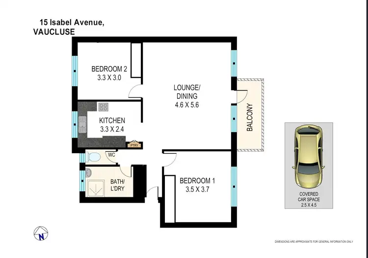 Floorplan of Homely apartment listing, 3/15 Isabel Avenue, Vaucluse NSW 2030