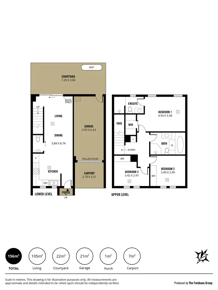 Floorplan of Homely townhouse listing, 3/2A Garth Street, Woodville Park SA 5011