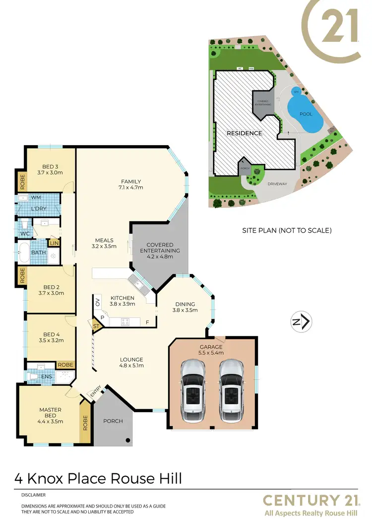 Floorplan of Homely house listing, 4 Knox Place, Rouse Hill NSW 2155