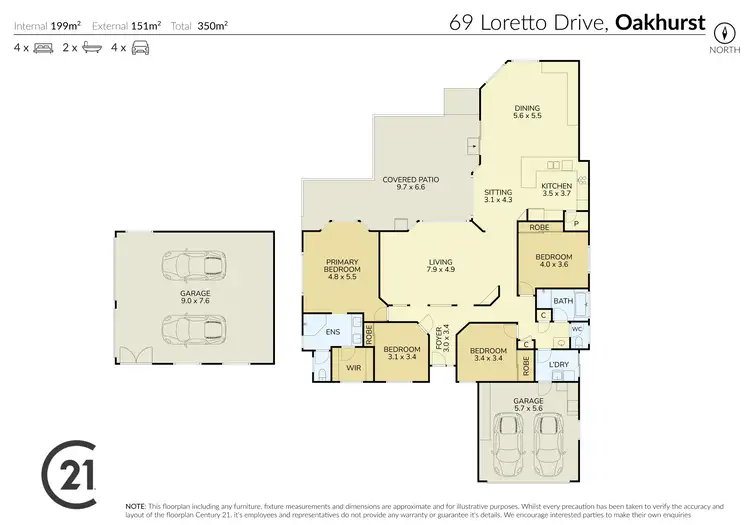 Floorplan of Homely house listing, 69 Loretto Drive, Oakhurst QLD 4650