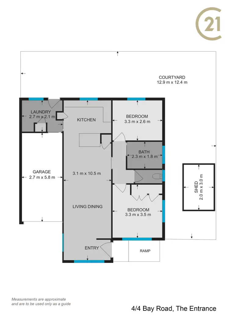Floorplan of Homely villa listing, 4/4 Bay Road, The Entrance NSW 2261