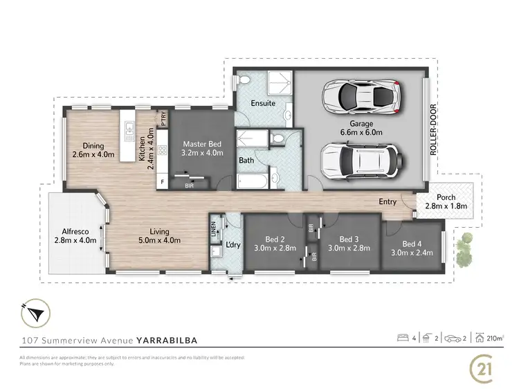 Floorplan of Homely house listing, 107 Summerview Avenue, Yarrabilba QLD 4207