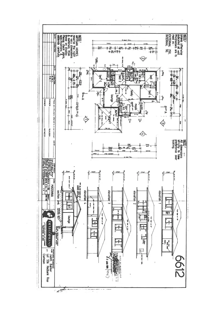 Floorplan of Homely house listing, 32 Redbank Rise, Clarkson WA 6030