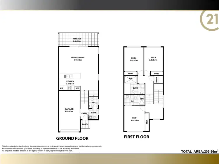 Floorplan of Homely townhouse listing, 16/49 Smith Road, Elermore Vale NSW 2287