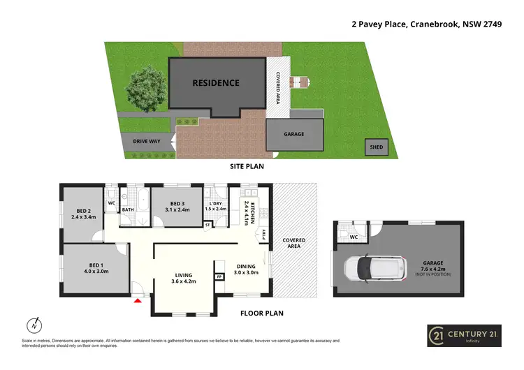 Floorplan of Homely house listing, 2 Pavey Place, Cranebrook NSW 2749