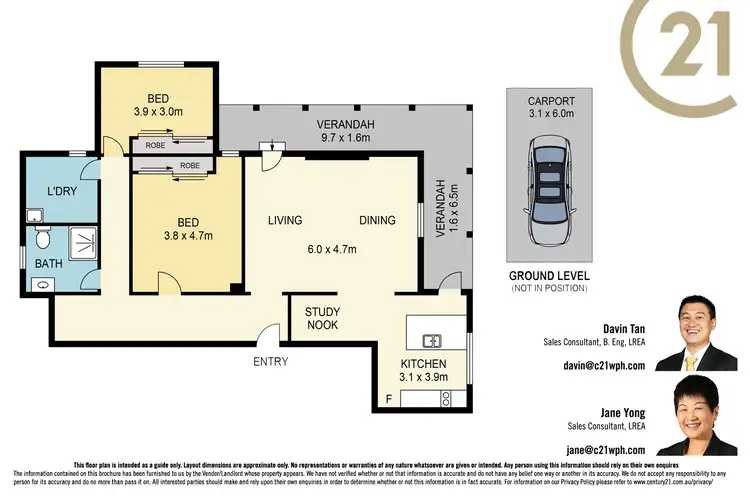 Floorplan of Homely apartment listing, 2/23 Thompson Close, West Pennant Hills NSW 2125