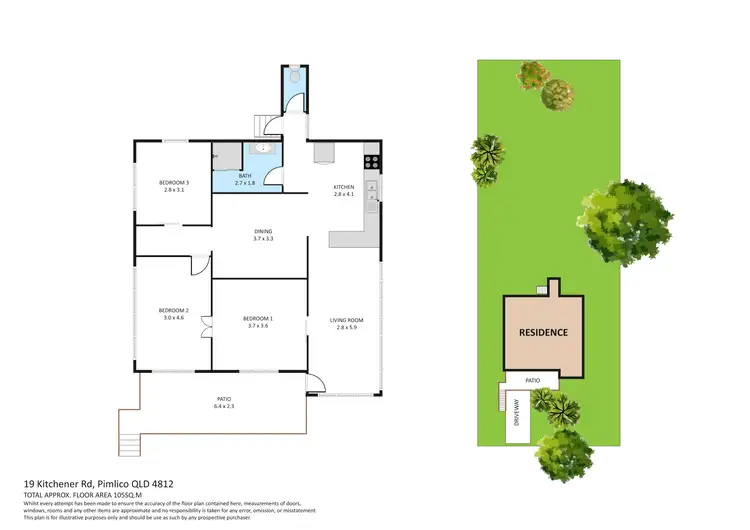 Floorplan of Homely house listing, 19 Kitchener Road, Pimlico QLD 4812